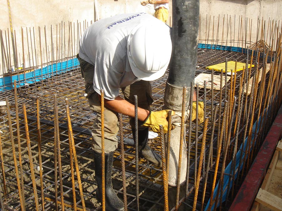 Constuccion estructura piscina