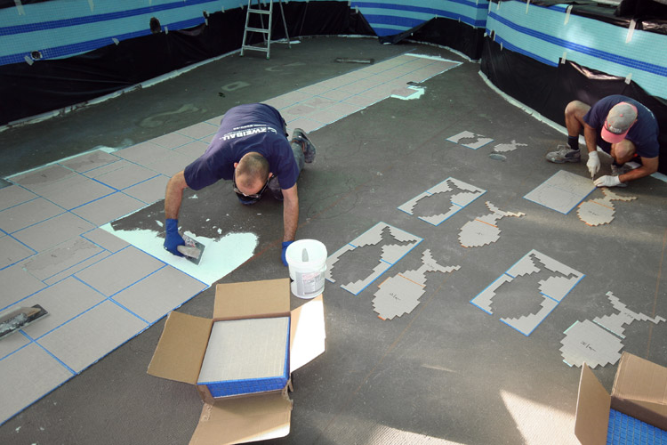 Proceso de elaboracion figuras mosaico