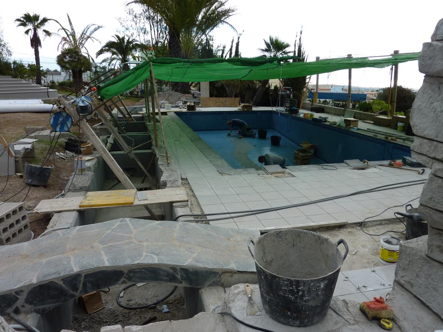 Uso de lona protectora