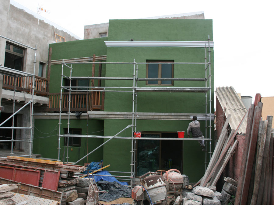 Pintura externa verde