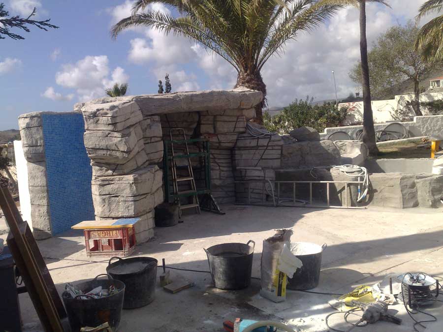 Proceso elaboracion caseta piedra